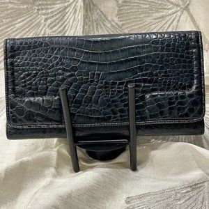 Designer Brahmin Crocodile Leather Wallet-Vintage